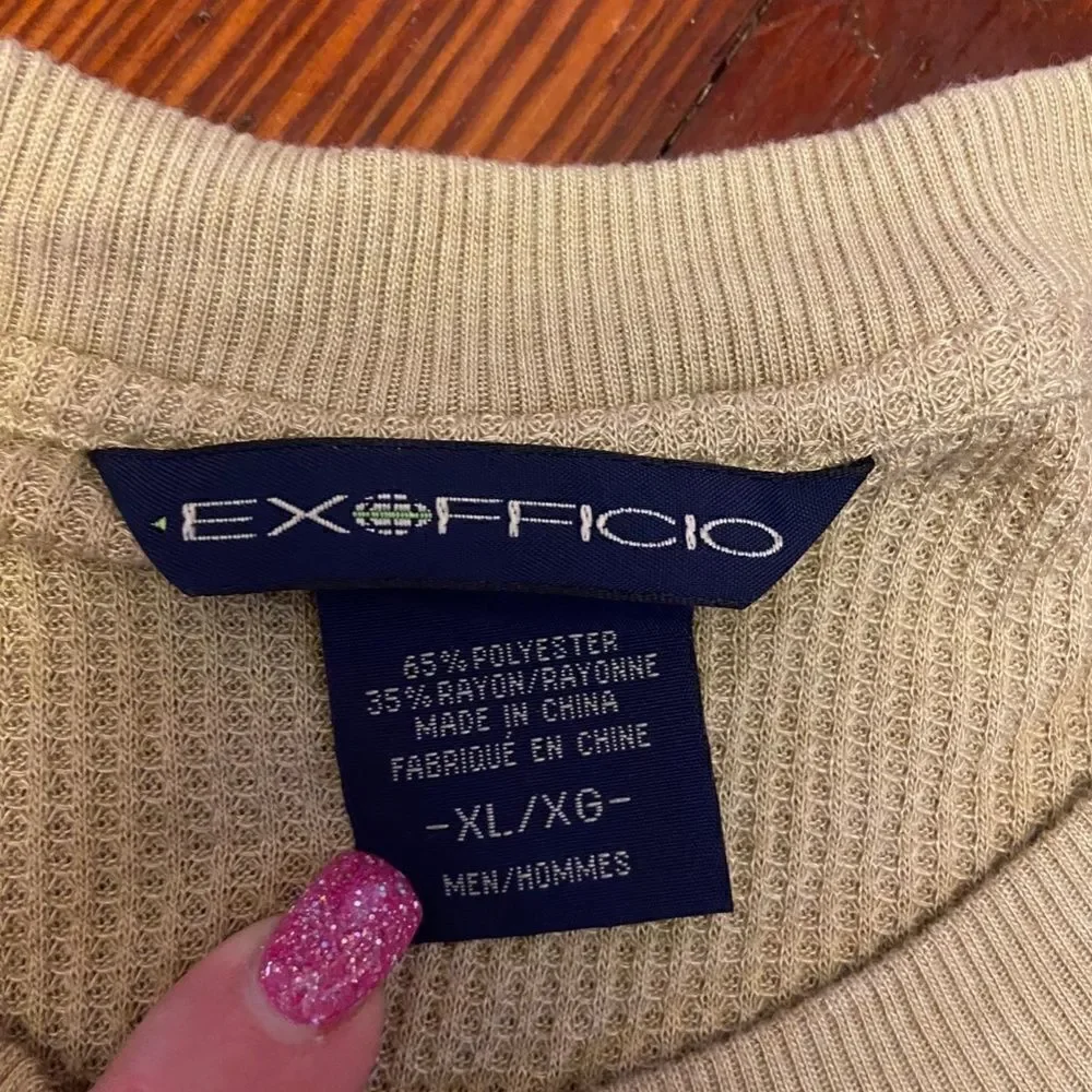 Exofficio Tan Sweater XL